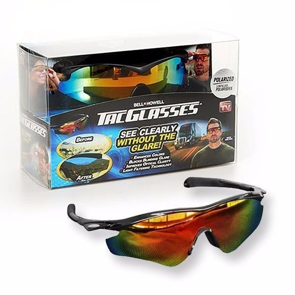 Bell + Howell Tac Glasses Military Style Sunglasses Glare and Enhance Colors Image 1