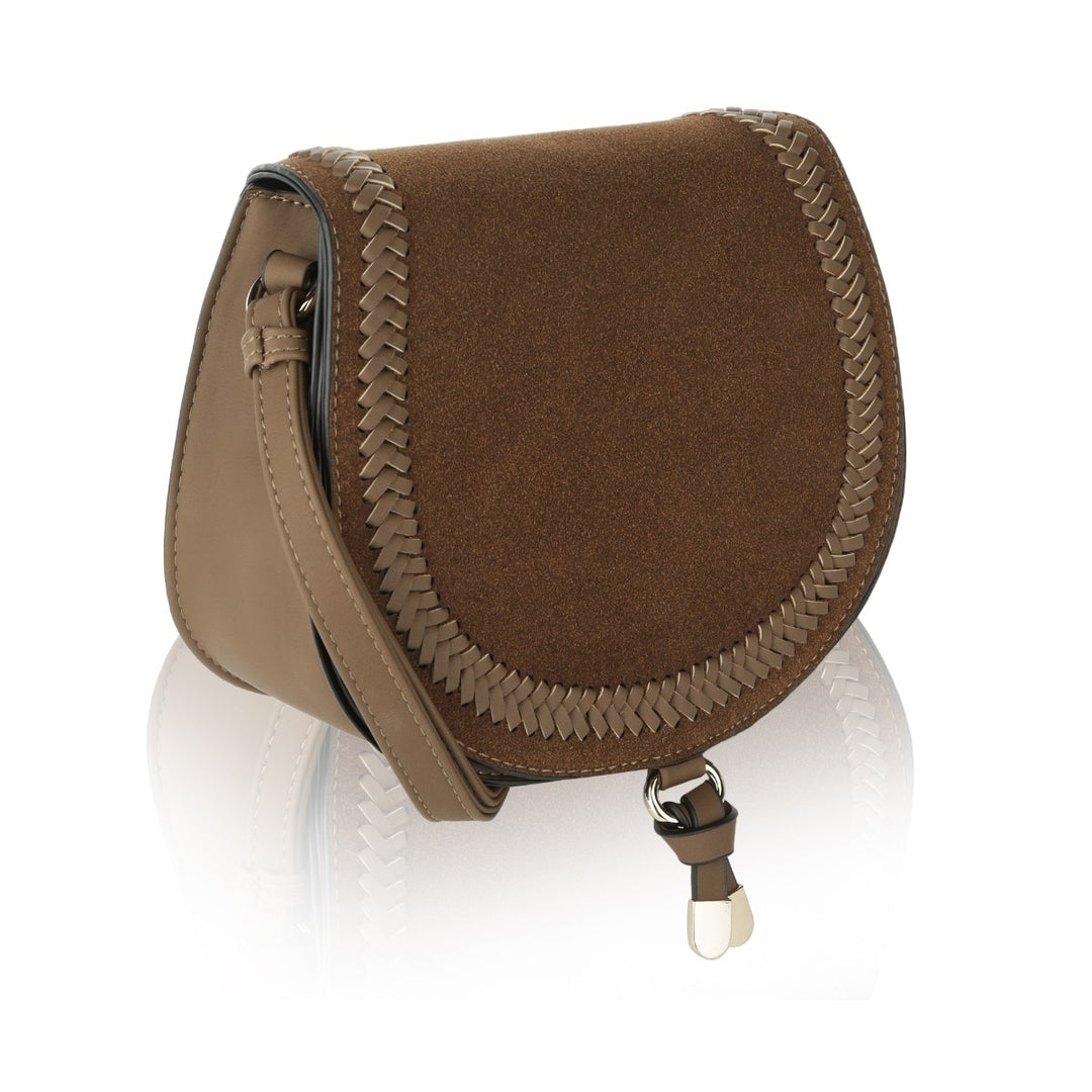 MKF Collection by Mia K. Simply Elegant Saddle Handbag Image 3