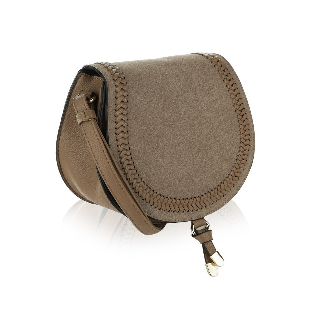 MKF Collection by Mia K. Simply Elegant Saddle Handbag Image 1