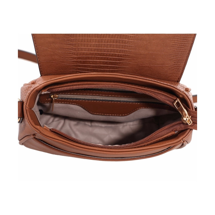 MKF Collection by Mia K. Simply Elegant Saddle Handbag Image 8