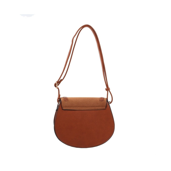 MKF Collection by Mia K. Simply Elegant Saddle Handbag Image 9