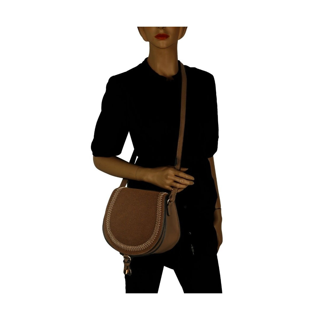 MKF Collection by Mia K. Simply Elegant Saddle Handbag Image 10