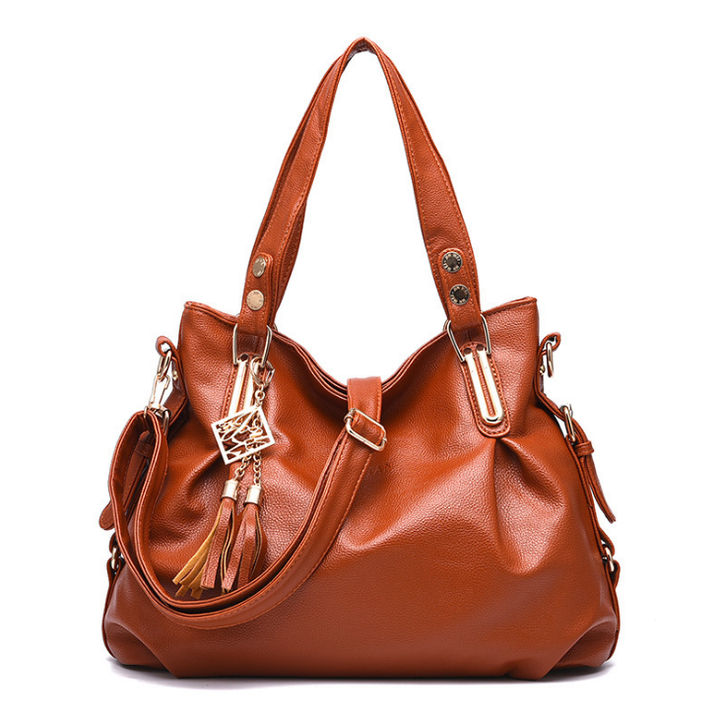 Cassic Women Fashion Soft Bag Portable Shoulder Bag Image 1