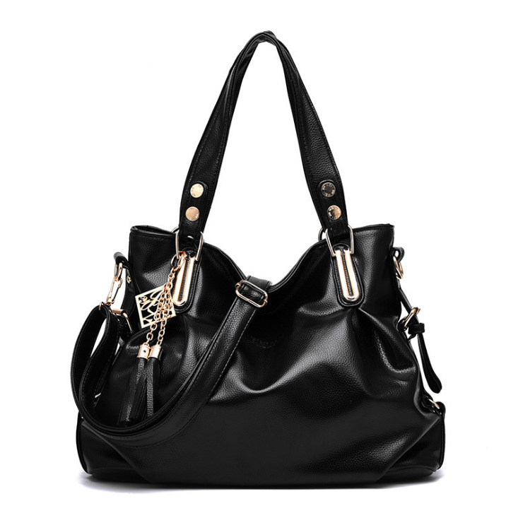 Cassic Women Fashion Soft Bag Portable Shoulder Bag Image 2