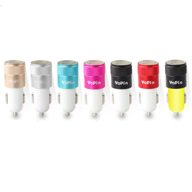 2-Port USB Universal Car Charger For IPhone6/6s/5 IPod/Ipad Samsung Image 1