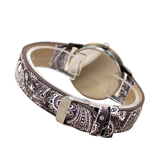Pretty Patterns Watch With Henna Style Belt And Mandala Dial Image 10