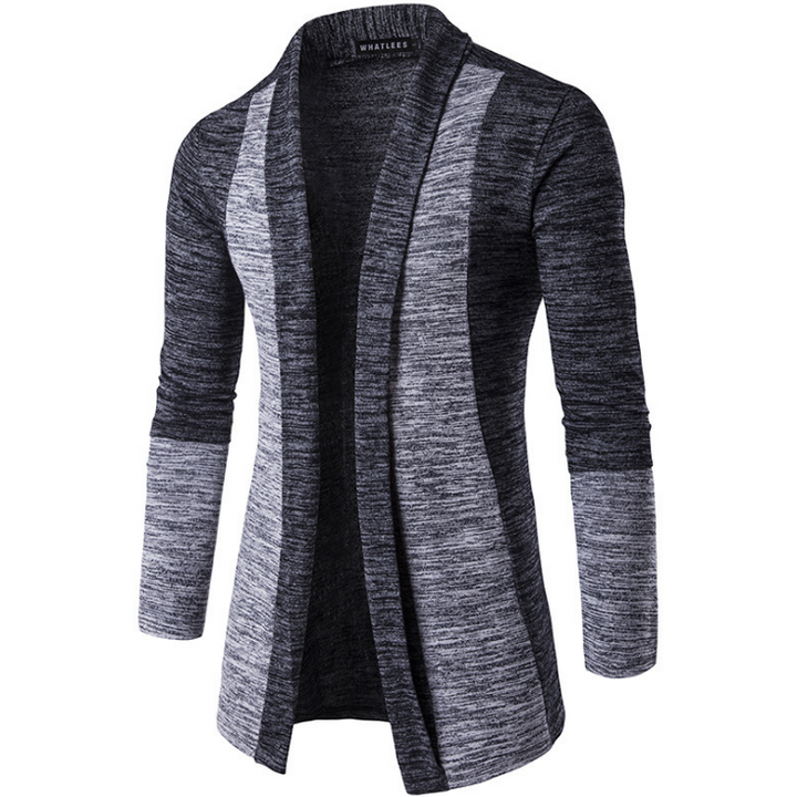 Men s Fashion Cardigan Sweatshirts Casual Slim Fit Cardigan Hoodies Cotton Stitching Jackets Image 3