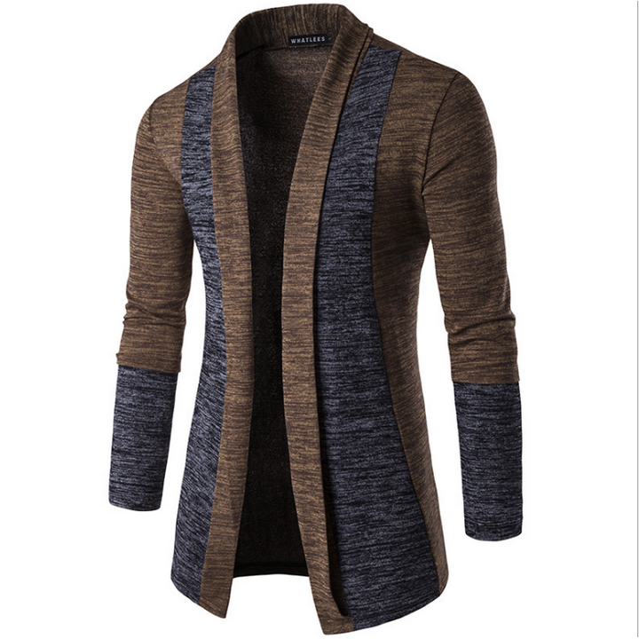 Men s Fashion Cardigan Sweatshirts Casual Slim Fit Cardigan Hoodies Cotton Stitching Jackets Image 4
