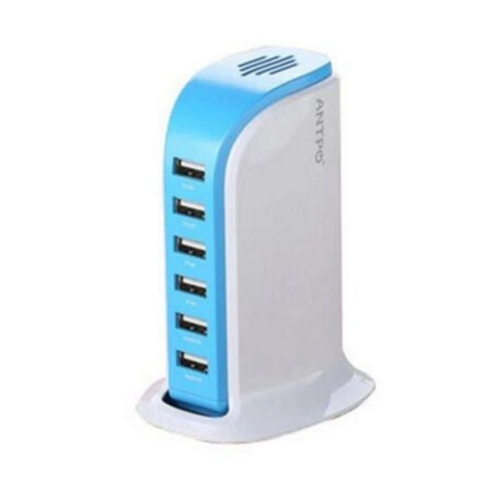Smart Power 6 USB Charging Tower Image 1
