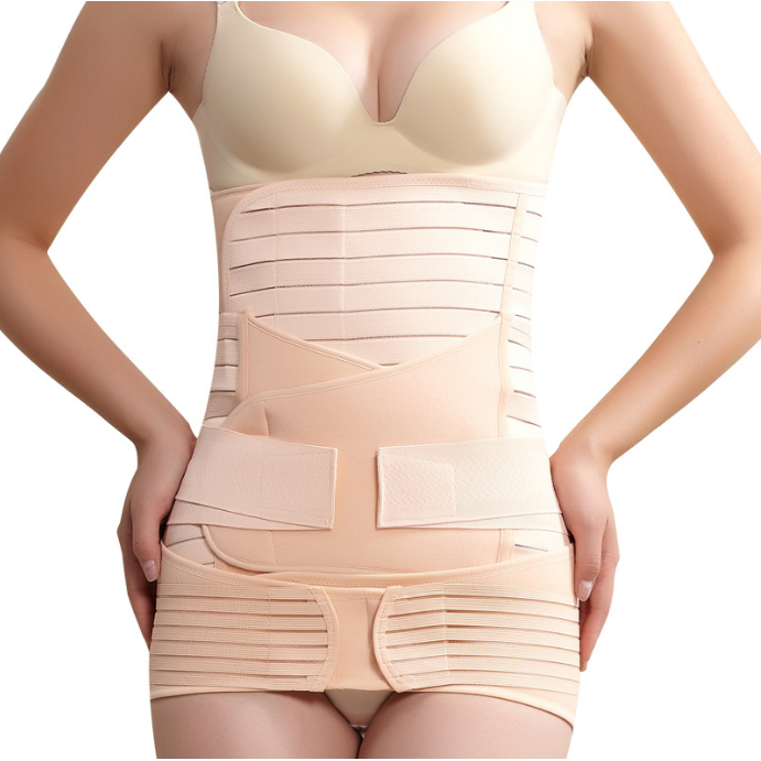 3 In1 Women Postpartum Recovery Belly/Waist/Pelvis Body Shaper Corset Image 1