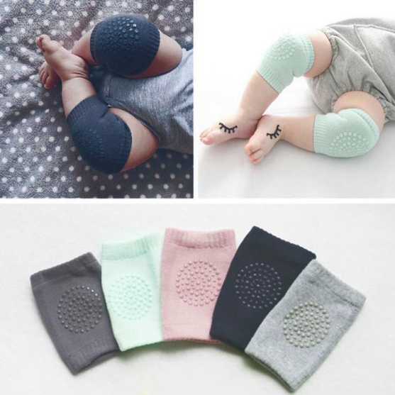 1 Pair Baby Knee Pad Kids Safety Crawling Elbow Cushion Infant Toddlers Leg Warmer Knee Image 1