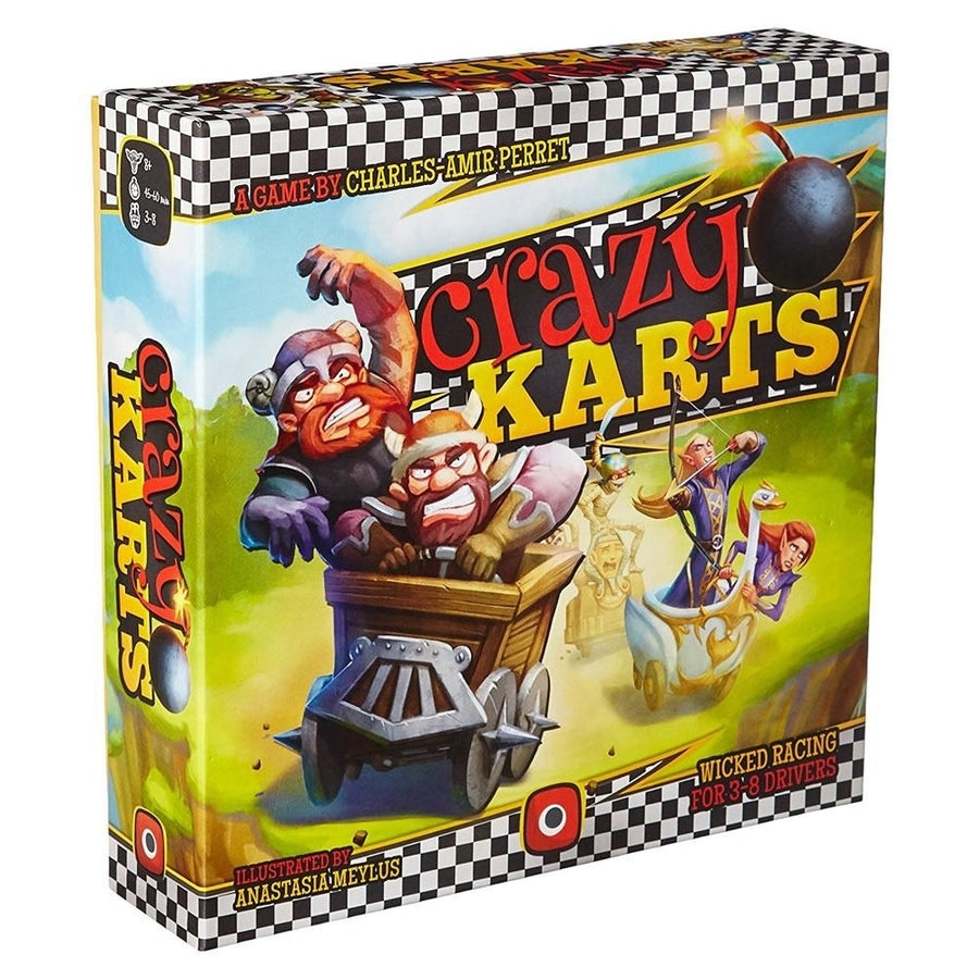 Crazy Karts Medieval Wicked Racing Interactive Board Game Portal Games Image 1