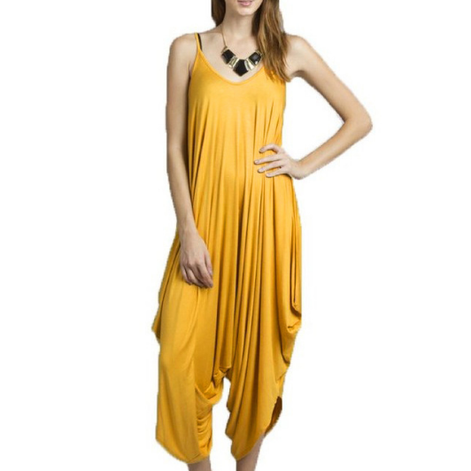 Backless V-Neck JumpsuitCute and Casual Image 2