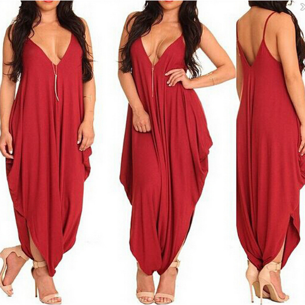 Backless V-Neck JumpsuitCute and Casual Image 7