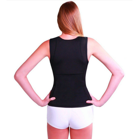 Women Neoprene Shapewear Push Up Vest Waist Trainer Tummy Belly Girdle Image 6