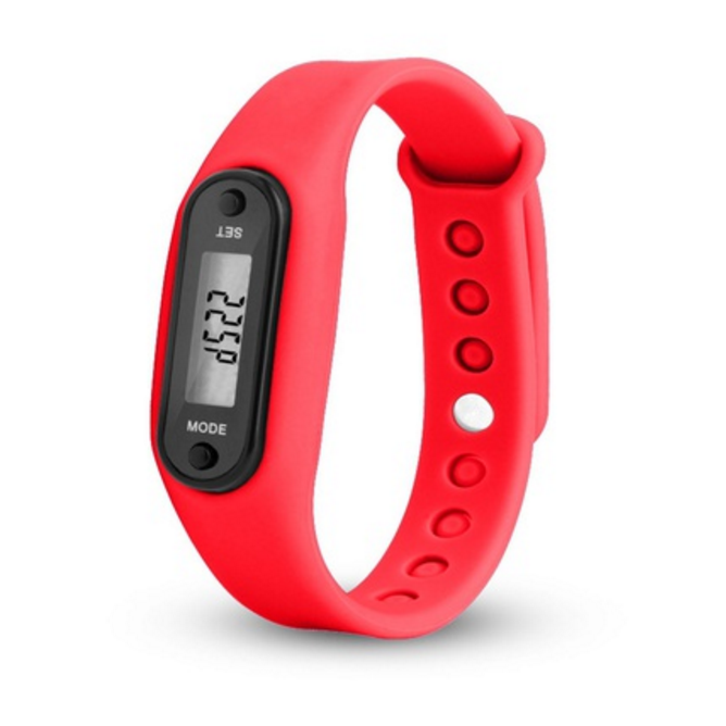 Run Step Watch Bracelet Pedometer Calorie Counter Digital LCD Walking Image 1