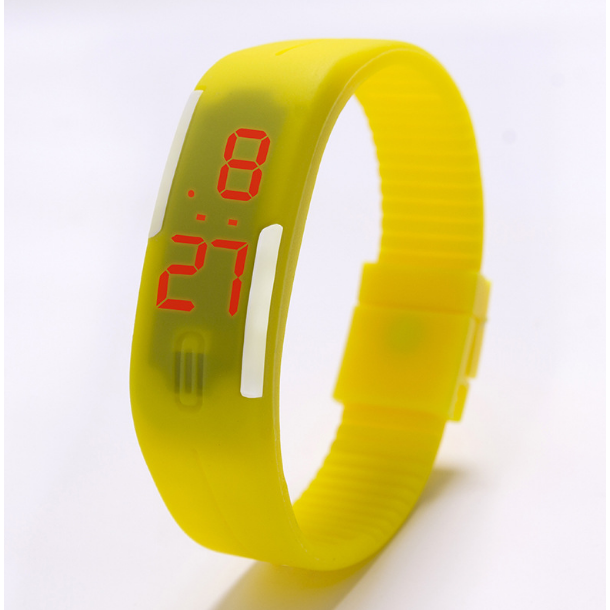 Lover-Beauty Sport LED Watches Candy Color Silicone Rubber Touch Screen Image 7