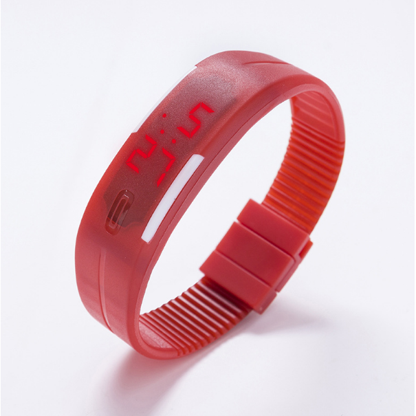 Lover-Beauty Sport LED Watches Candy Color Silicone Rubber Touch Screen Image 10