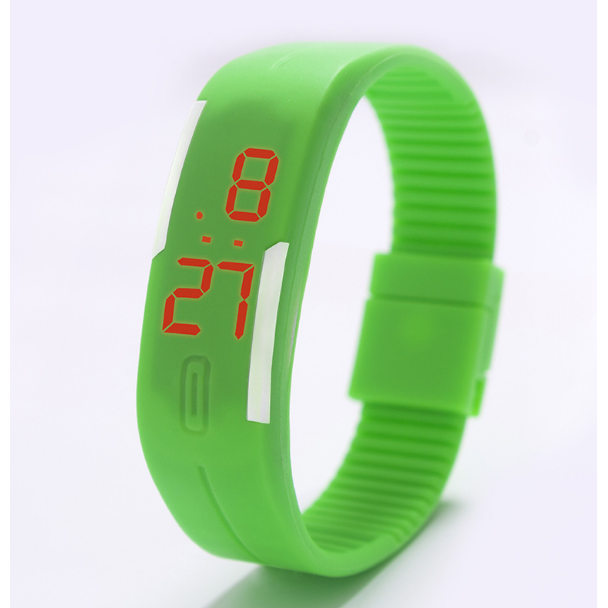 Lover-Beauty Sport LED Watches Candy Color Silicone Rubber Touch Screen Image 6