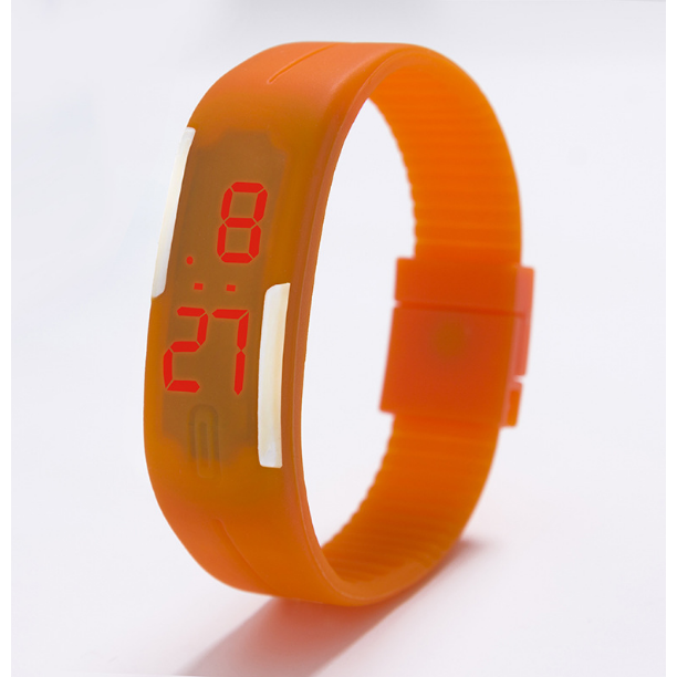 Lover-Beauty Sport LED Watches Candy Color Silicone Rubber Touch Screen Image 9