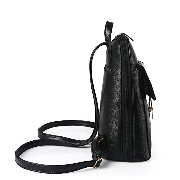 Casual Backpack for Women or Girls PU Leather Bags Fashion Handbags Schoolbags Image 3