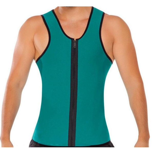 Men Neoprene Slimming Vest Waist Trainer Corset Hot Body Shaper Workout Image 3