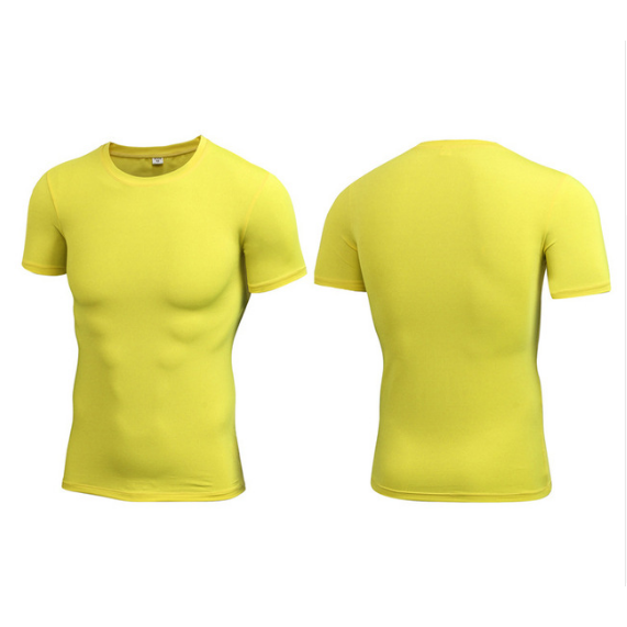 Men Running T-Shirts Dry Sporting Runs Compress Fitness Exercise Bras Image 7