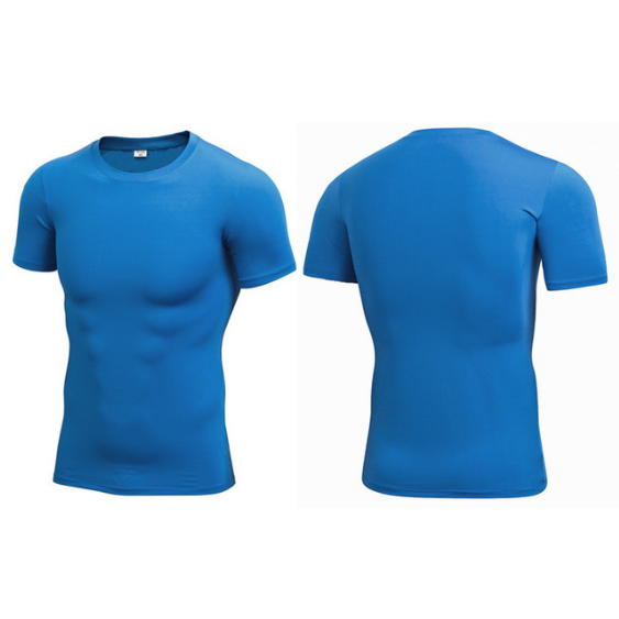 Men Running T-Shirts Dry Sporting Runs Compress Fitness Exercise Bras Image 4