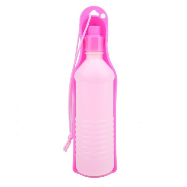 500ML Outdoor Portable Pet Dog Water Bottles Foldable Tank Drinking Image 4