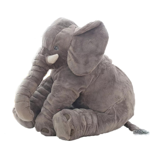 60cm Baby Stuffed Animal Elephant Doll Plush Kids Toy For Children Room Bed Image 4