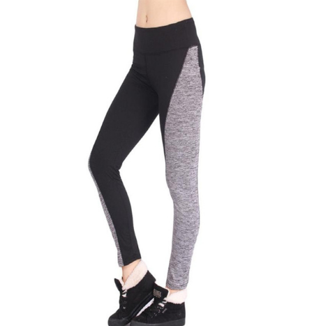 Fitness Women Workout Trousers  Pants Elastic High Waist Leggings Image 3