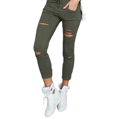 Jeans For Women Skinny Pants Slim Trousers High Waist Image 7