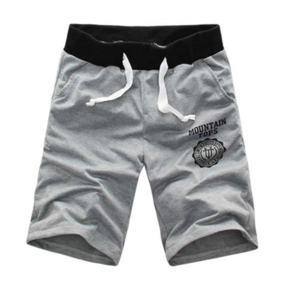 Casual Short Solid Workout Shorts Mens Casual Exercise Boardshorts Image 4