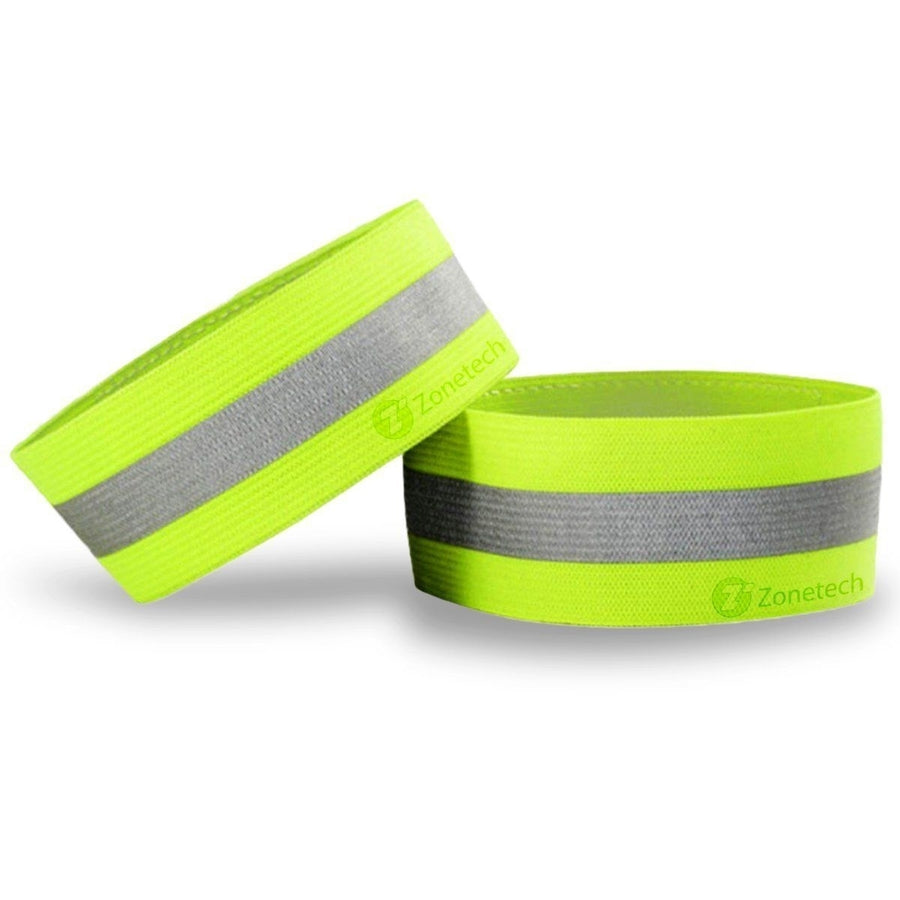 Zone Tech Safety Reflective Arm Band Belt Strap For Outdoor Sports Night Running Image 1