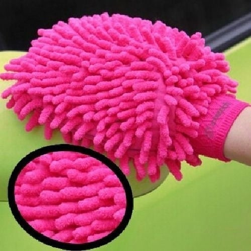 Zone Tech Super Mitt Microfiber Car Wash Washing Cleaning Glove Image 3