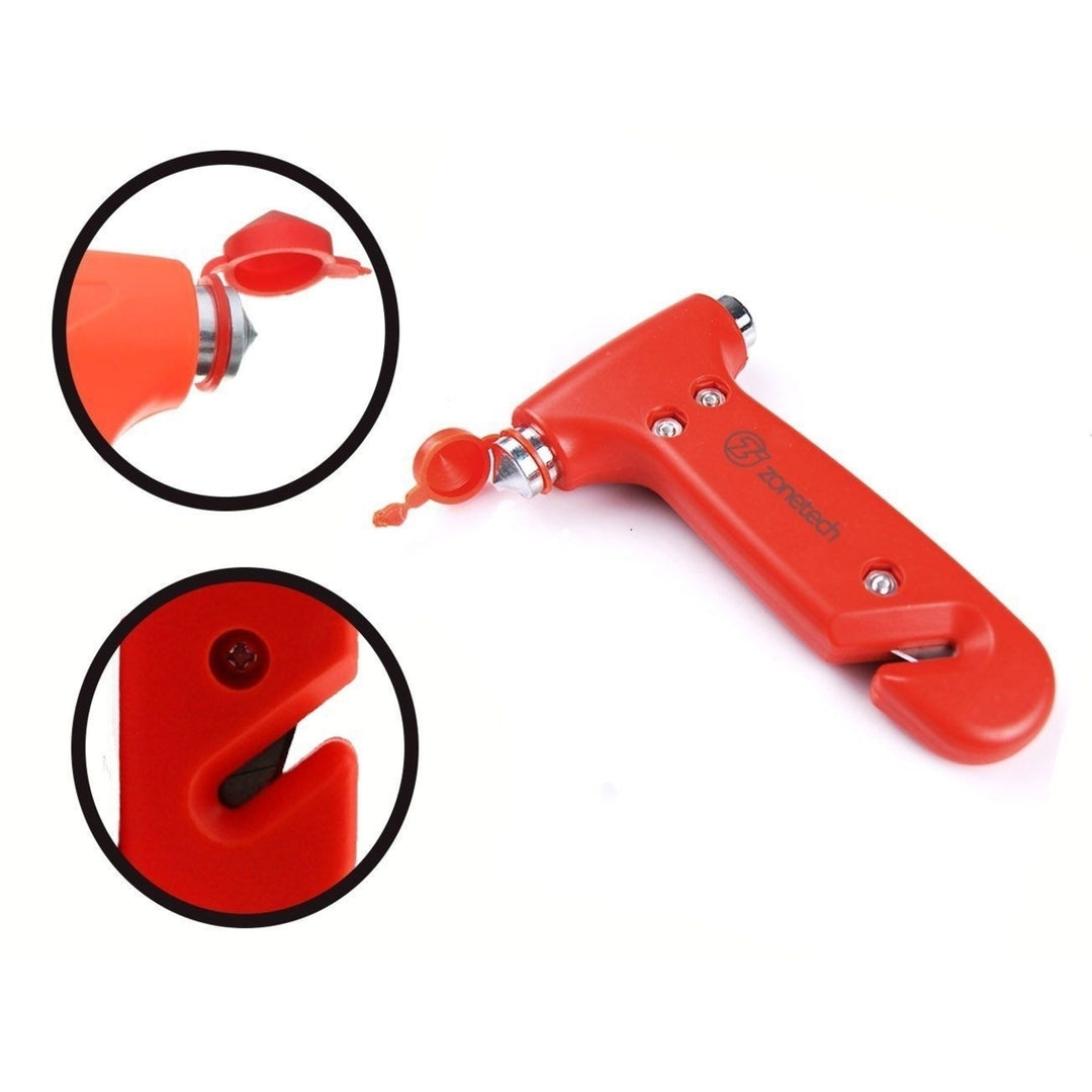 Zone Tech 2x Seatbelt Cutter Window Breaker Emergency Safety Escape Hammer Tool Image 4