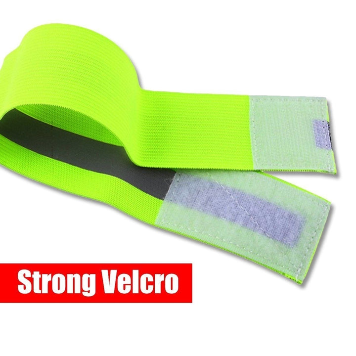 Zone Tech Safety Reflective Arm Band Belt Strap For Outdoor Sports Night Running Image 3