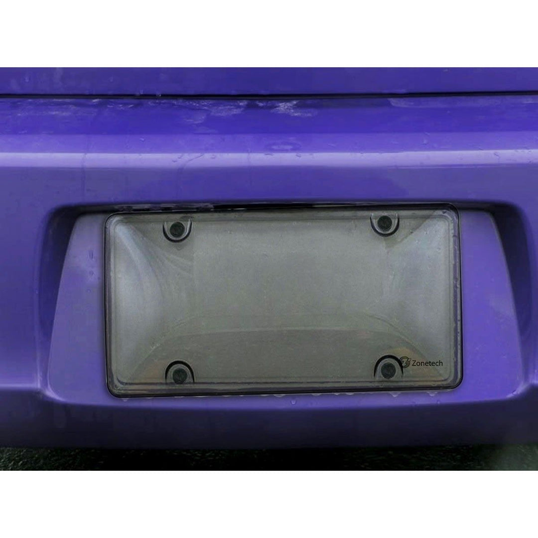 Zone Tech License Plate Tag Frame Cover Shield Car Truck Image 4