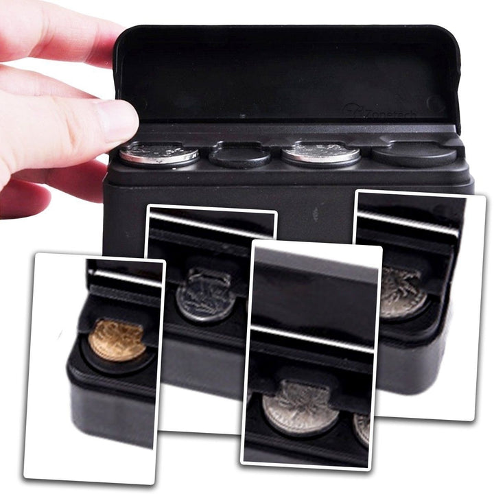 Zone Tech Coin Money Storage Case Organizer Holder Console Bin Container Bin Image 2