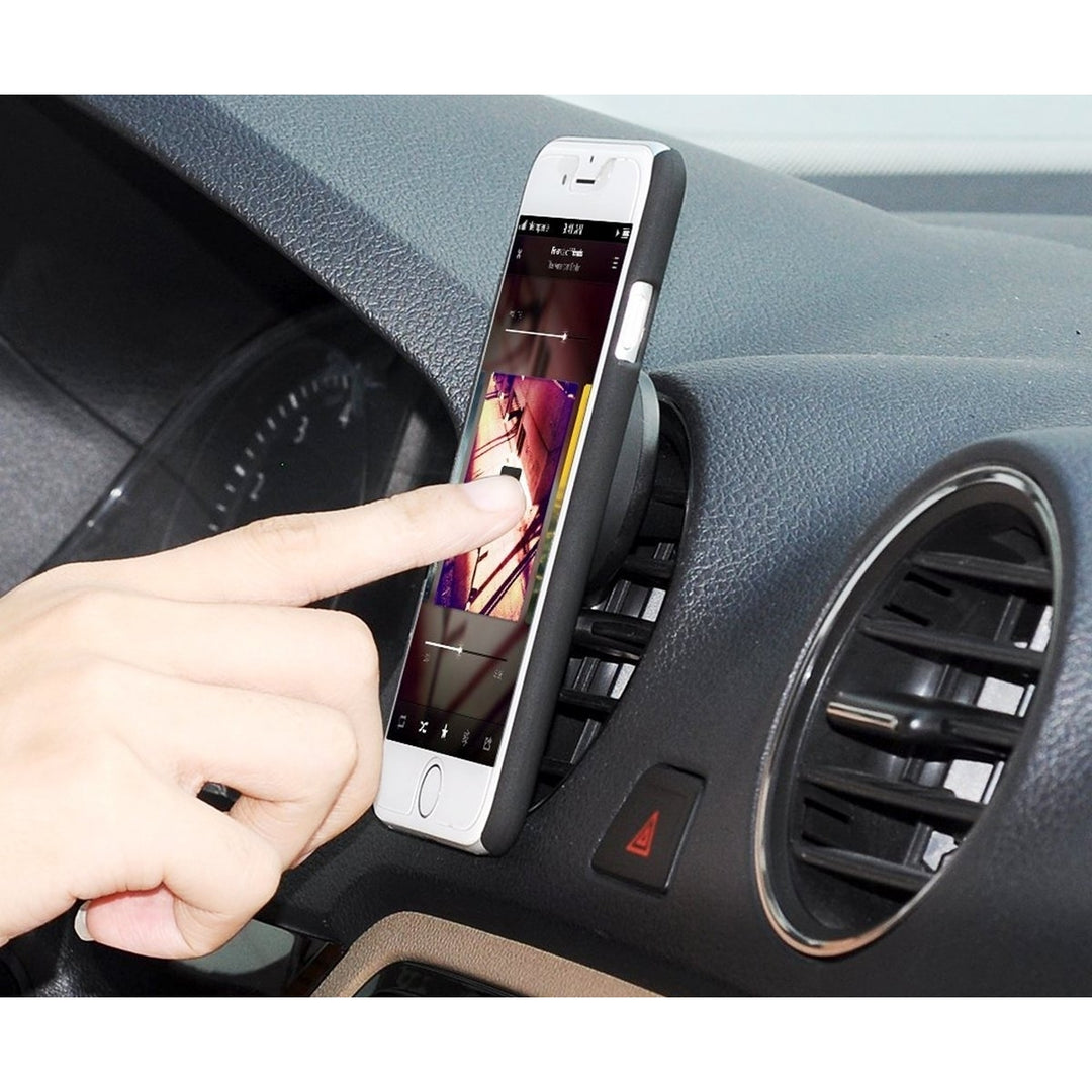 Zone Tech Black Air Vent Magnetic Holder Cell Phone Car Mount Universal Clip Iphone Image 6