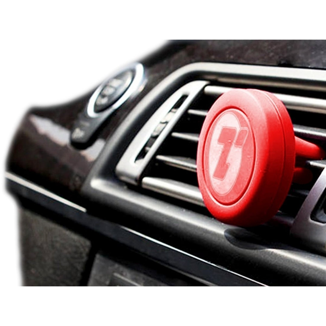 Zone Tech 2x Red Air Vent Magnetic Holder Cell Phone Car Mount Universal Clip Iphone Image 4