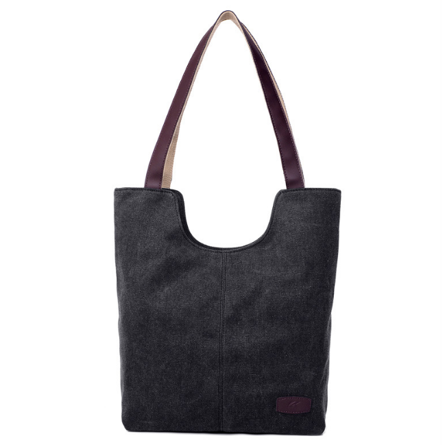 Retro Fashion Cotton Bag Shoulder Simple Casual Handbag Image 2