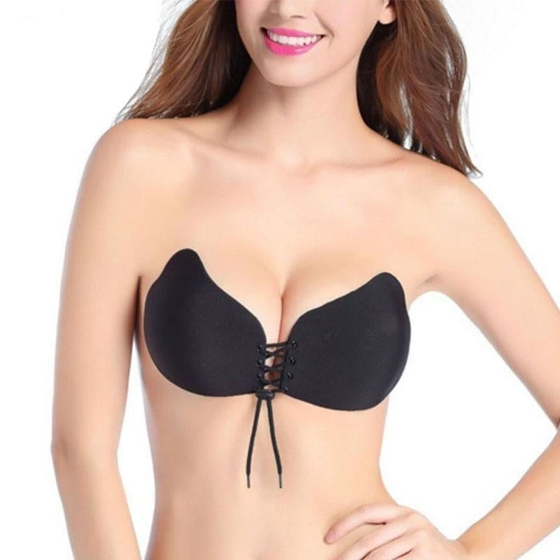 Fashion Angel Bra Seamless Strapless Push Up Bra Invisible Image 3