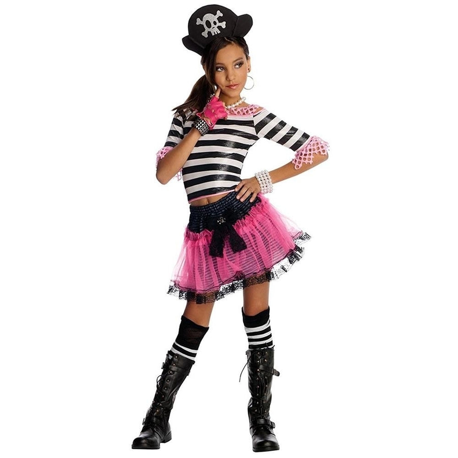 Sassy Drama Queens Pirate Treasure Girls size S 4/6 Costume Outfit Rubie's Image 1