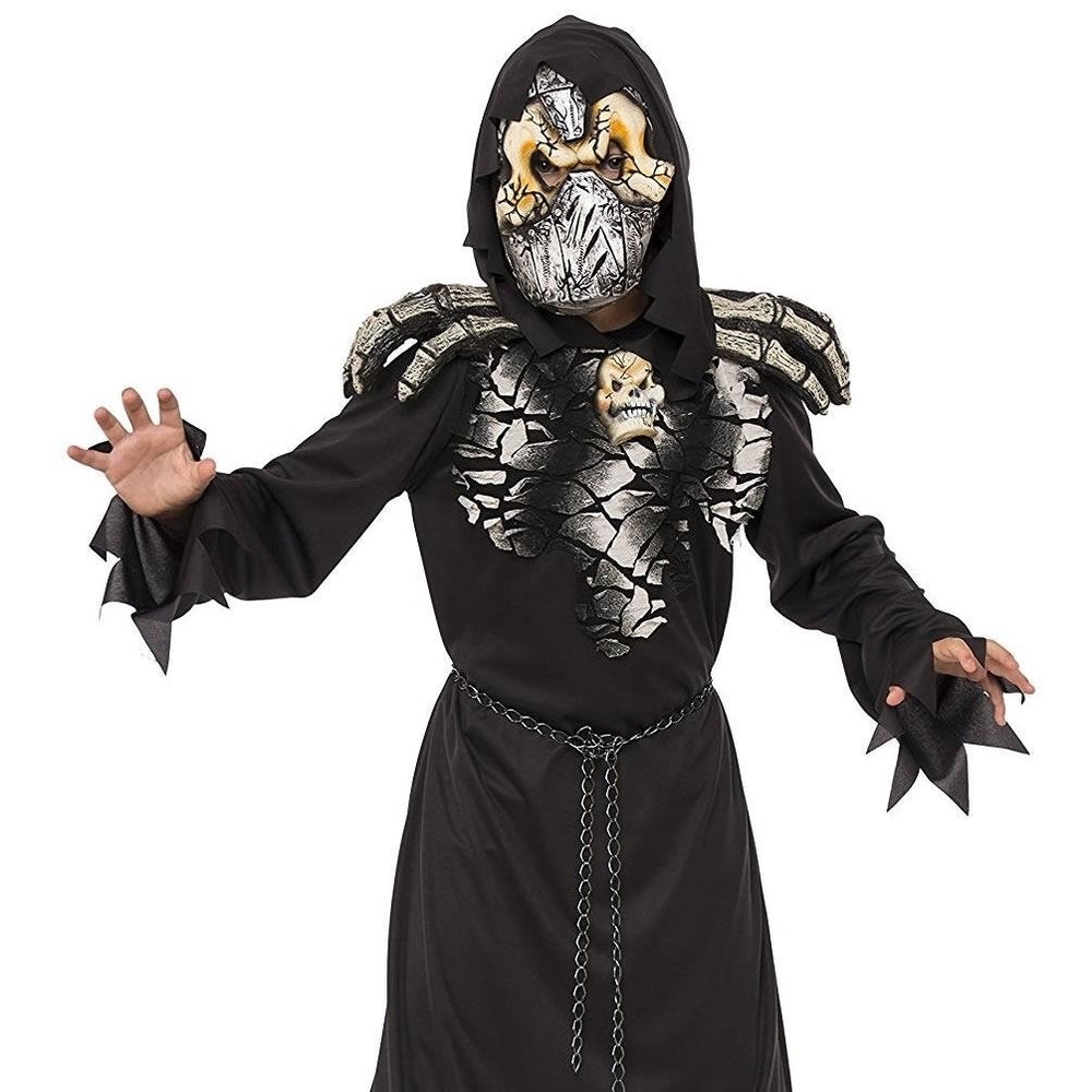 Rubies Death Stalker Child Costume Small Size 4-6 Hooded Robe and Mask Image 2