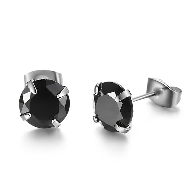 Sterling Silver Crystal Stud Earrings Image 4