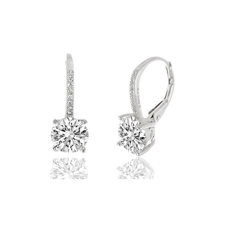 Comfort Cubic zirocnia Drop Drop Earrings Image 1