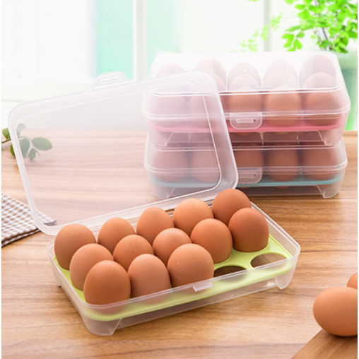 15 Eggs Anti-Collision Storage Box Image 1