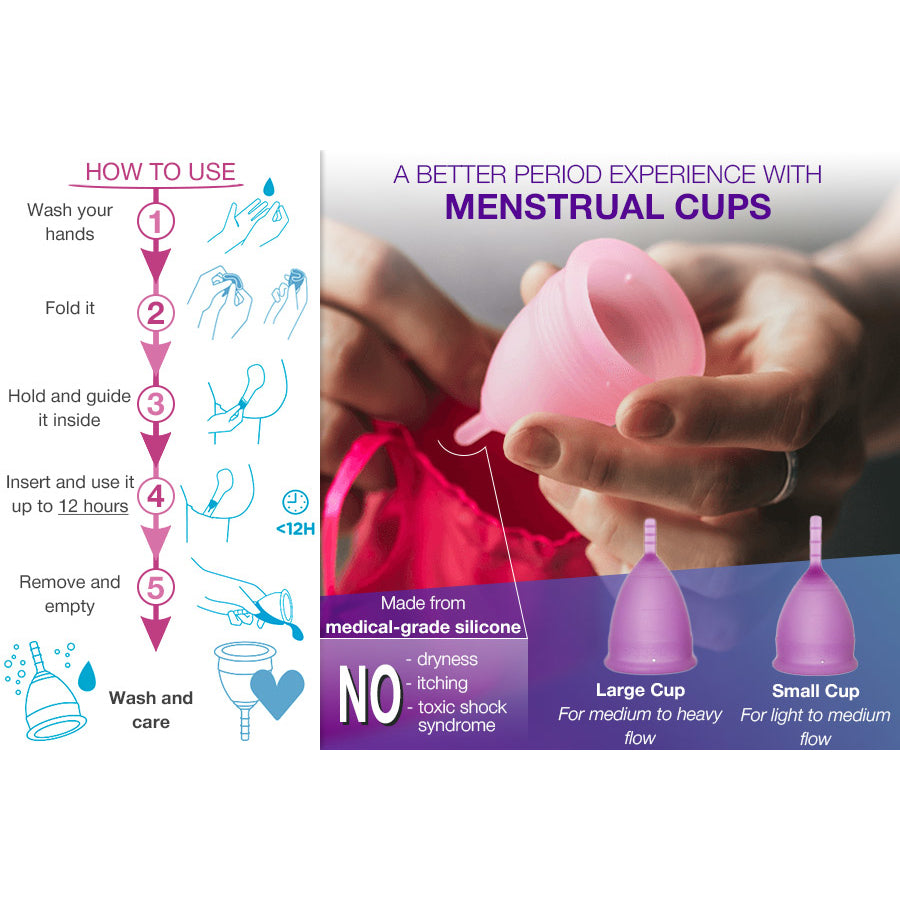 Ovu - 2  Feminine Silicone Menstrual Cups Image 4