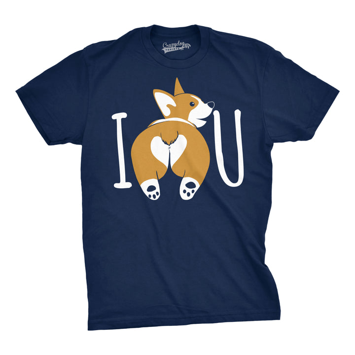 Mens I Corgi Butt You Tshirt Funny Dog Lover Tee For Guys Image 1